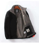 Campera para hombre con capucha y forro de doble capa